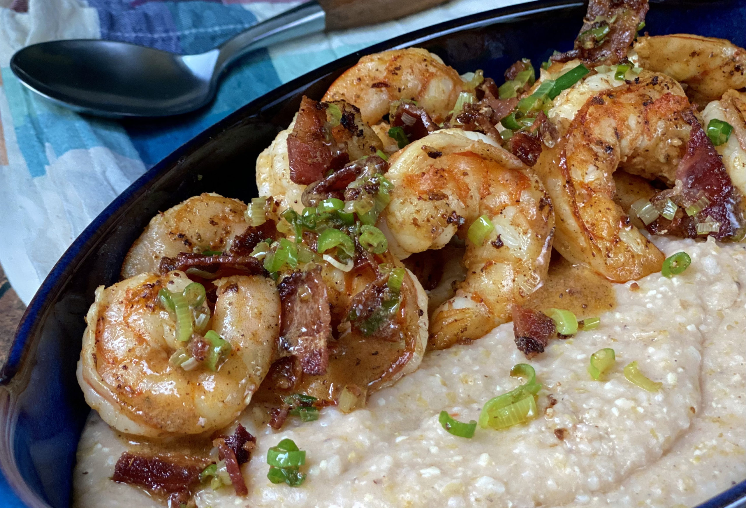 Traditional Charleston-style shrimp and grits